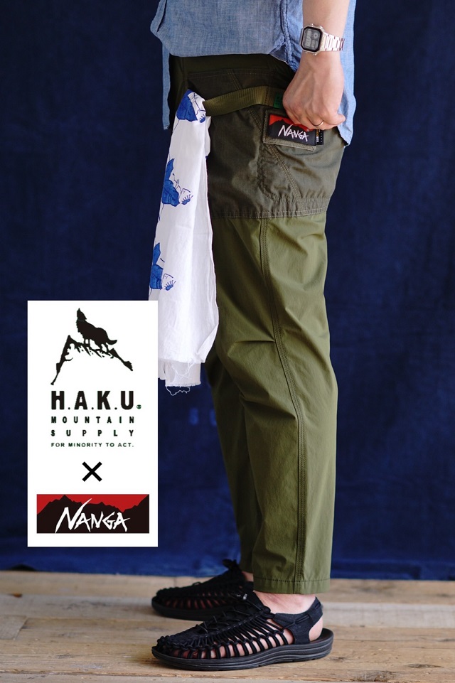 完売】 NANGA×H.A.K.U. スリーディメンション テーパード HK-S106